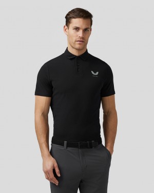 Black Castore Golf Essential Polo | 6431VFBHD