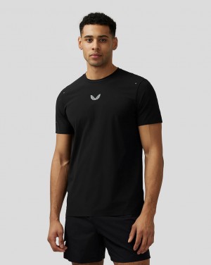 Black Castore Zone Ventilation Training T-Shirt | 9325HXCUB