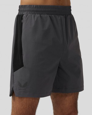 Gunmetal Castore Apex 6” Woven Shorts | 8126DYFCL