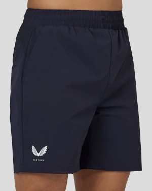 Midnight Navy Castore Active Woven Shorts | 0165GIUTN