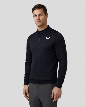 Midnight Navy Castore Golf Club Classic Quarter Zip Top | 1027PEJFR