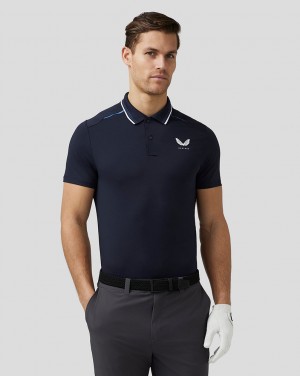 Navy Castore Golf Tech Polo | 8496NWFHV