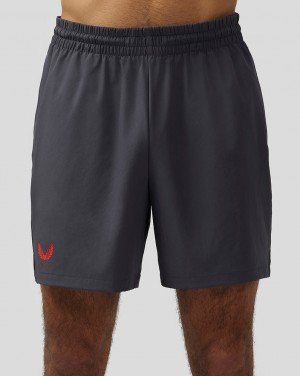 Pewter Blue Castore Adapt 7” Stretch Woven Shorts | 2705ZEUYV