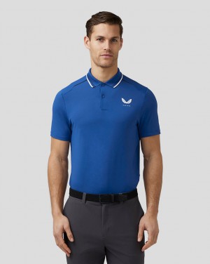 Royal Blue Castore Golf Tech Polo | 0592LQYZD