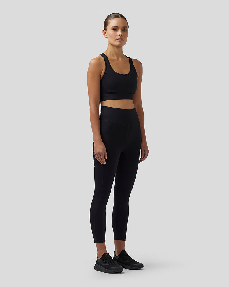 Black Castore Active Lightweight 7/8 Performance Leggings | 3254APBQK