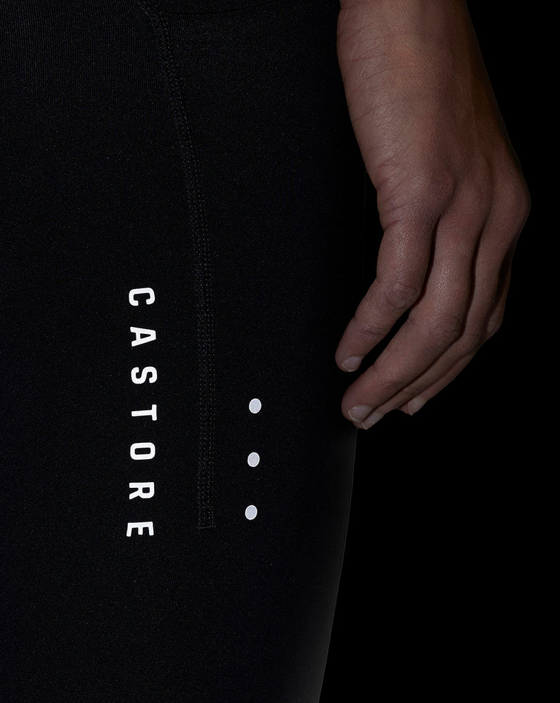 Black Castore Active Lightweight 7/8 Performance Leggings | 3254APBQK