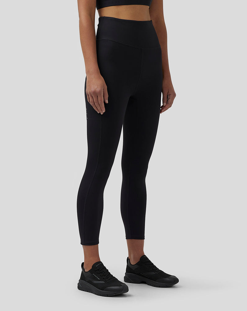 Black Castore Active Lightweight 7/8 Performance Leggings | 3254APBQK