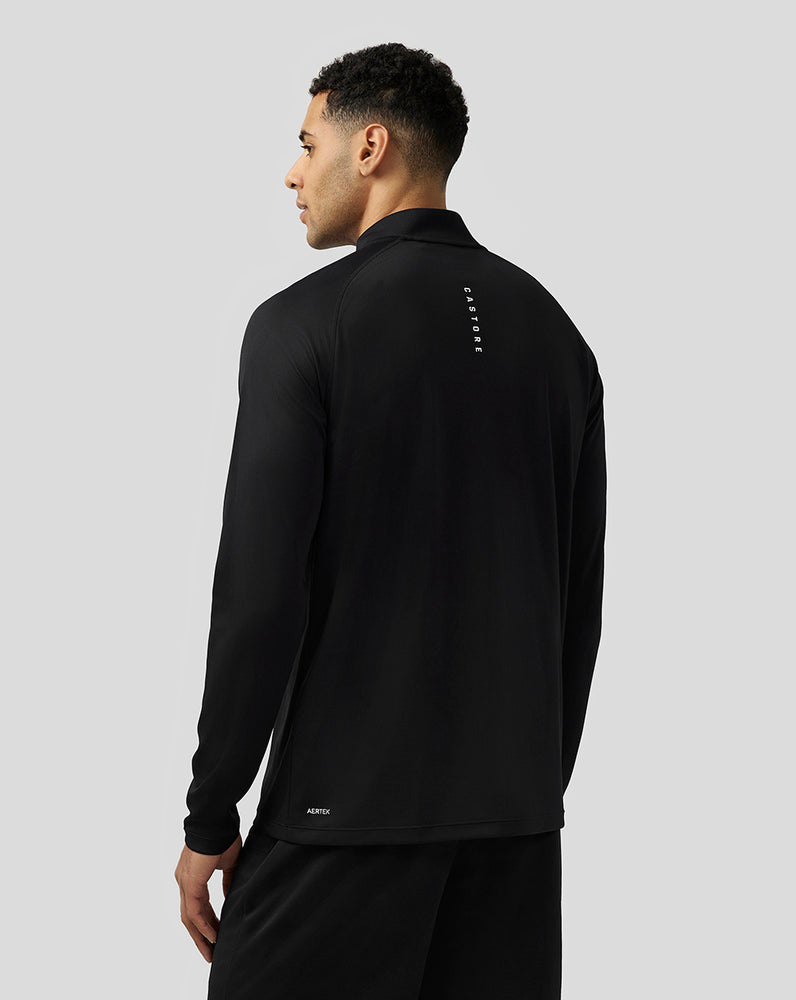 Black Castore Adapt Quarter Zip Top | 1436OGIRV