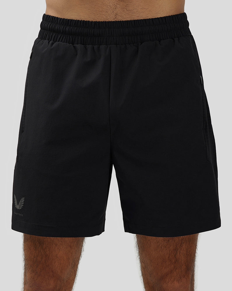 Black Castore Apex 6” Woven Shorts | 2491JHYIC