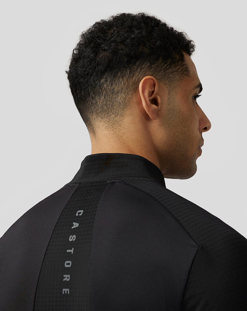 Black Castore Apex Aeromesh Quarter Zip | 4782OVSFL