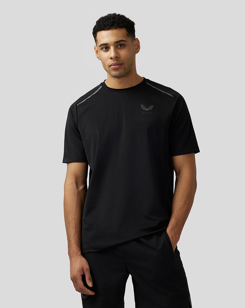 Black Castore Apex Aeromesh T-Shirt | 4502CZMKL