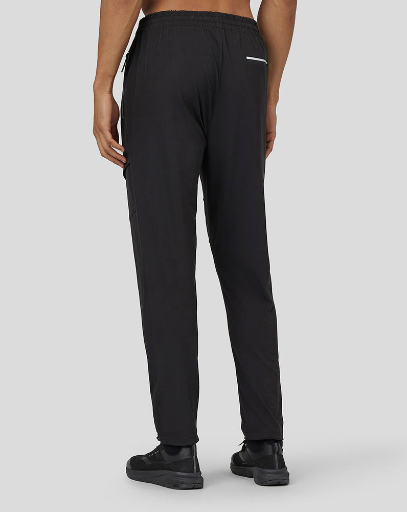 Black Castore Flex Woven Cargo Joggers | 9786CZJEO