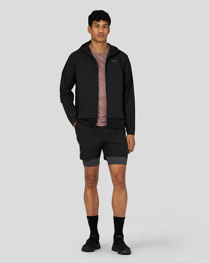 Black Castore Flex Woven Jacket | 0658ONKMA