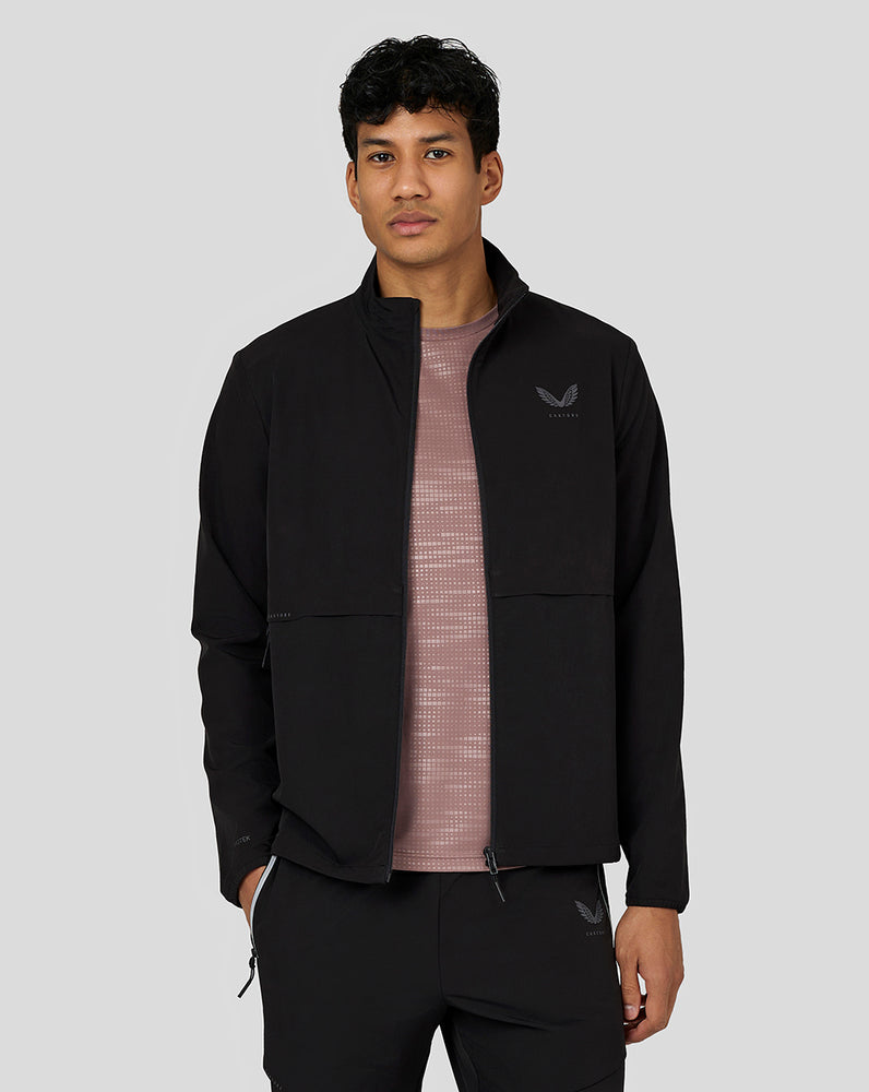 Black Castore Flex Woven Jacket | 2709YEPWZ