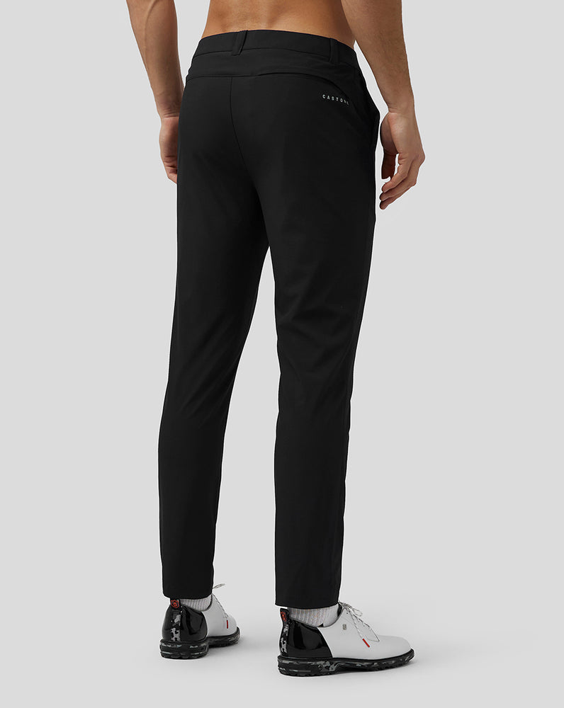 Black Castore Golf Water-Resistant Trousers | 6173XCBRS