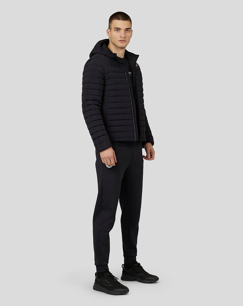 Black Castore Hooded Puffer Jacket | 3267PIYRM