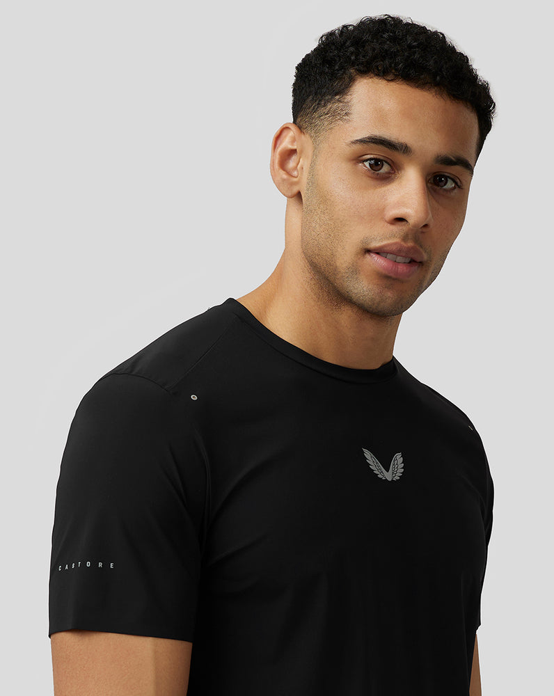 Black Castore Zone Ventilation Training T-Shirt | 9325HXCUB