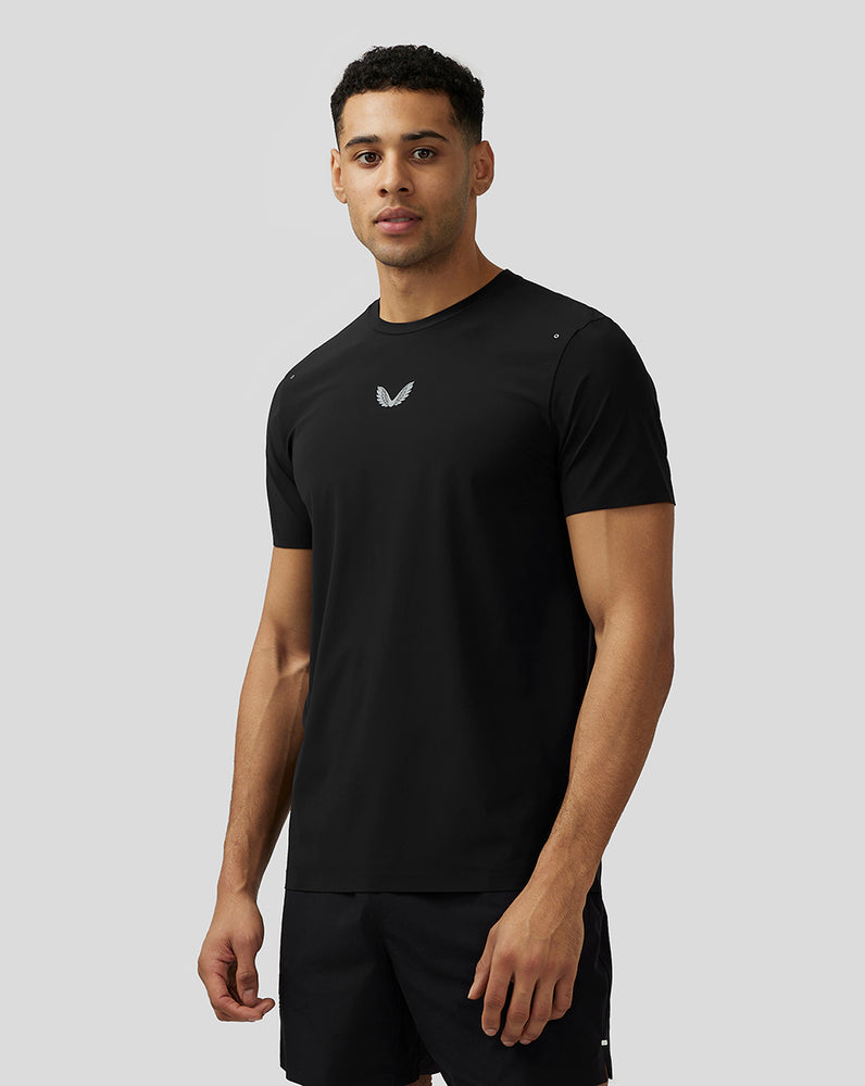 Black Castore Zone Ventilation Training T-Shirt | 9325HXCUB