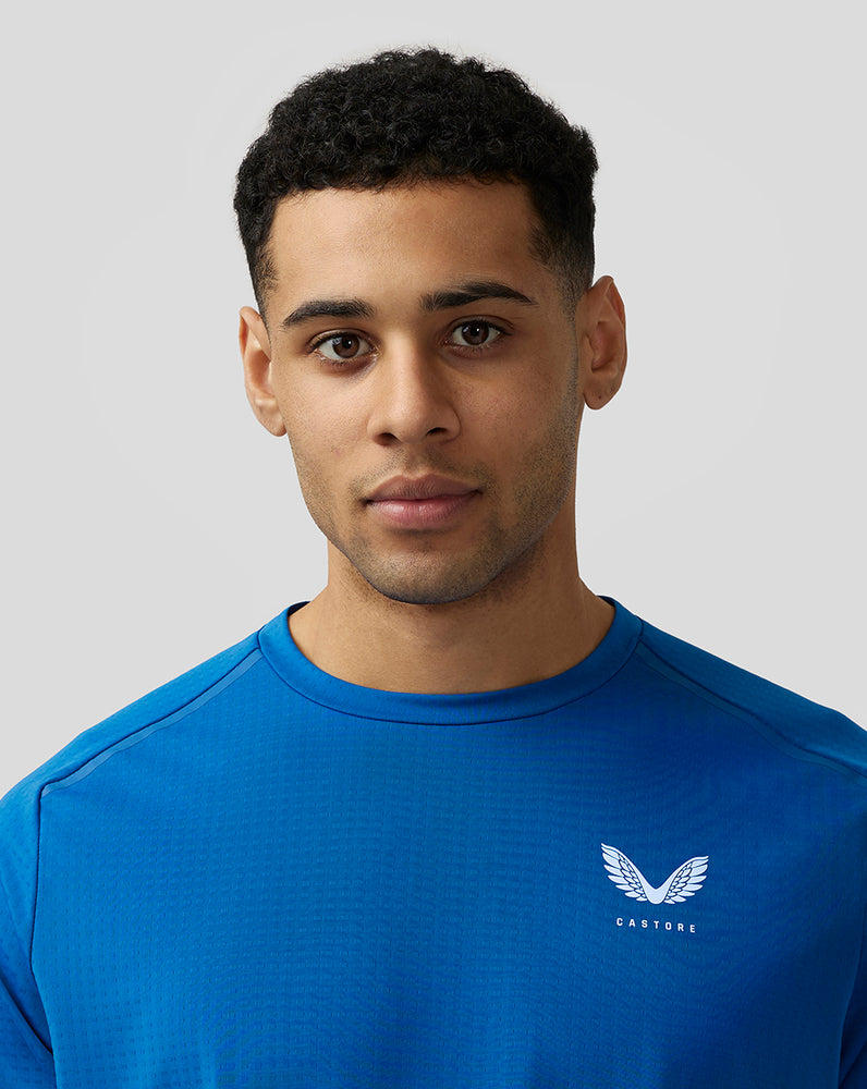 Blue Castore Apex Aeromesh T-Shirt | 3284UDNOS