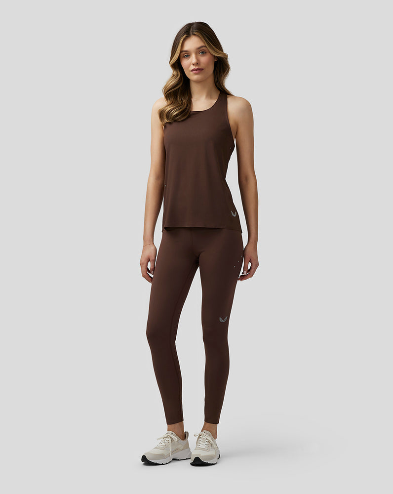 Brown Castore Zone Breathable Performance Leggings | 3579ABFDX