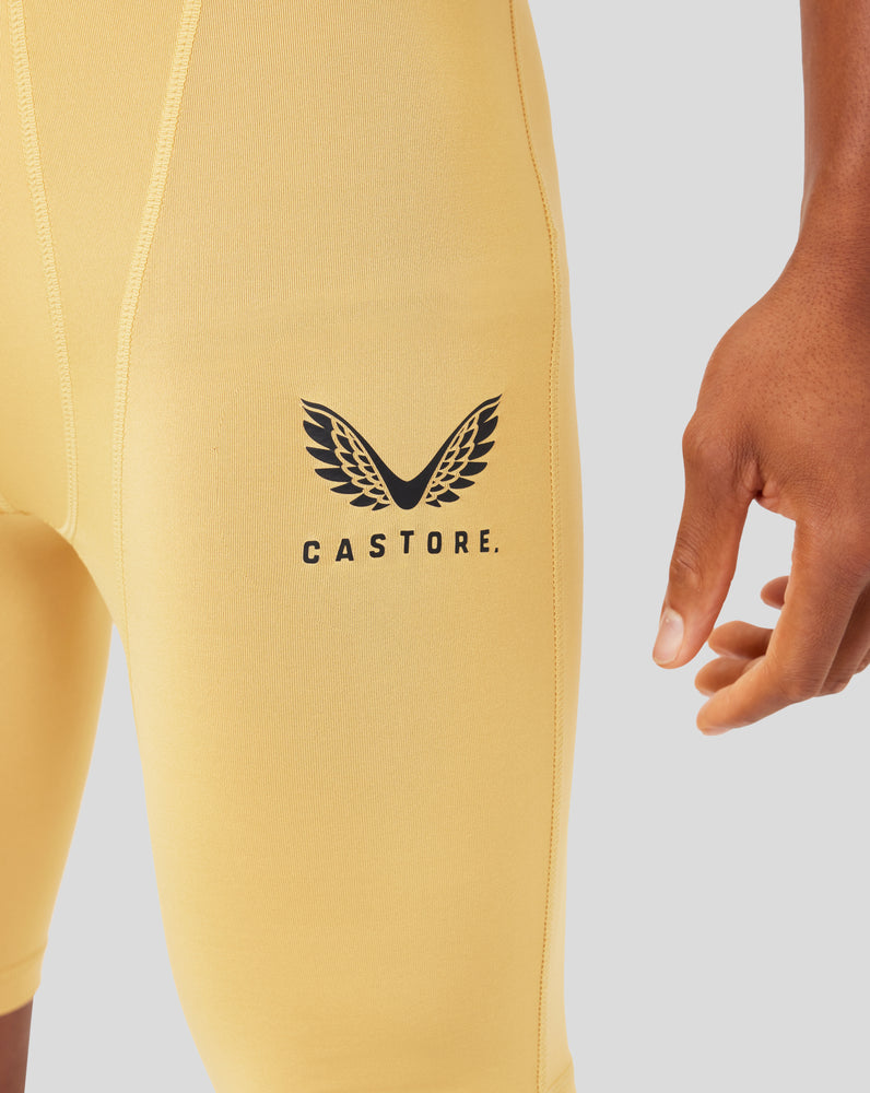 Castore Honey Gold Baselayer Shorts | 0527DCYMT