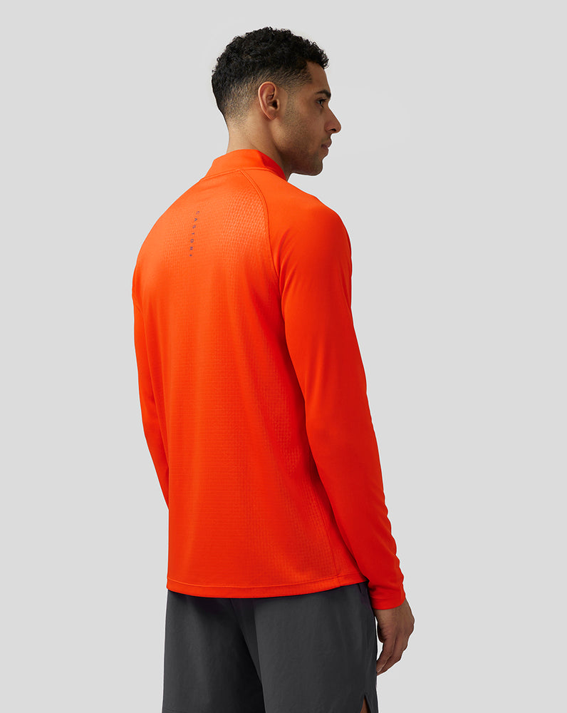 Deep Orange Castore Adapt Quarter Zip Top | 9028ZUARH