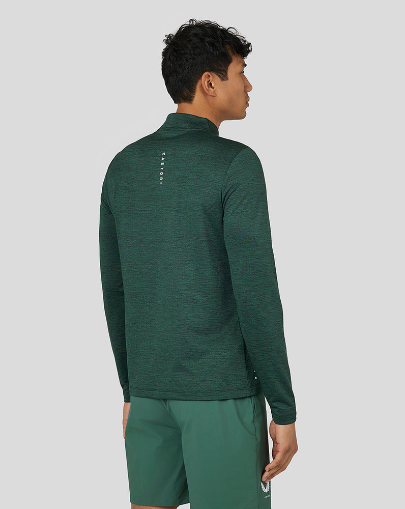 Green Castore Active Marl Quarter Zip | 1274YFRTU