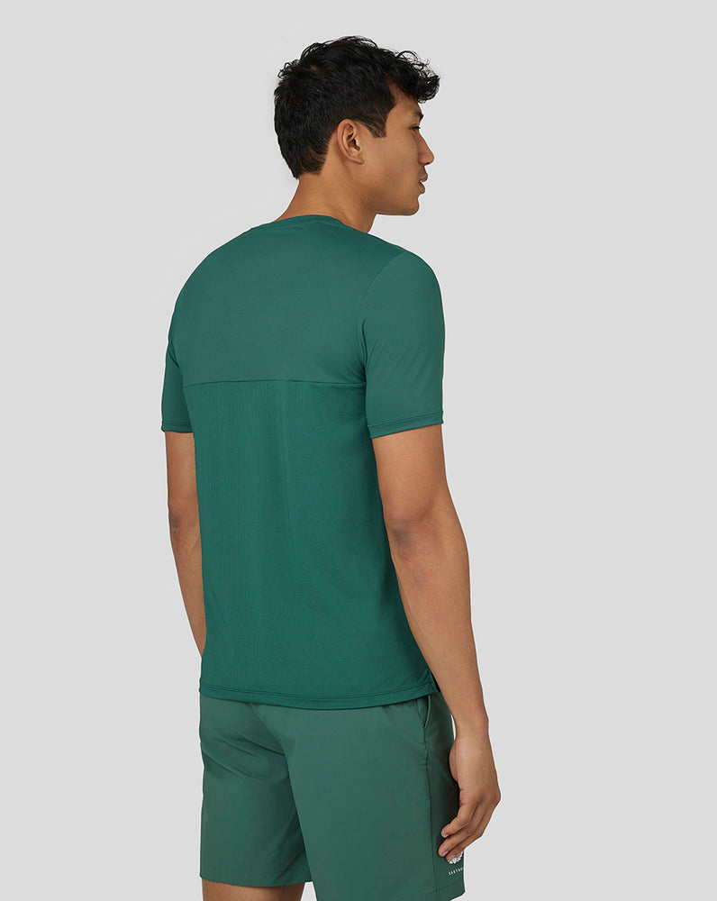 Green Castore Active Short Sleeve T-Shirt | 1537EBKXC