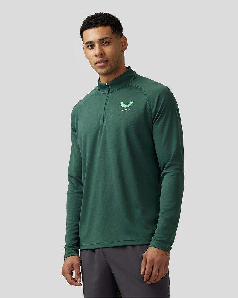 Green Castore Adapt Quarter Zip Top | 3829LKMSY