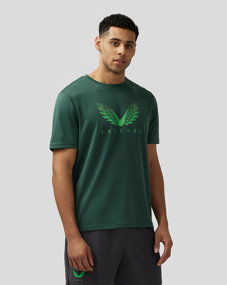 Green Castore Adapt Short Sleeve Graphic T Shirt | 4705KLAGZ