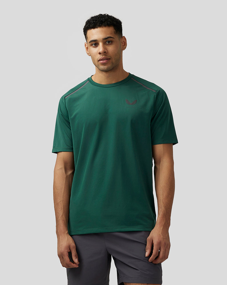 Green Castore Apex Aeromesh T-Shirt | 6297RCOSY