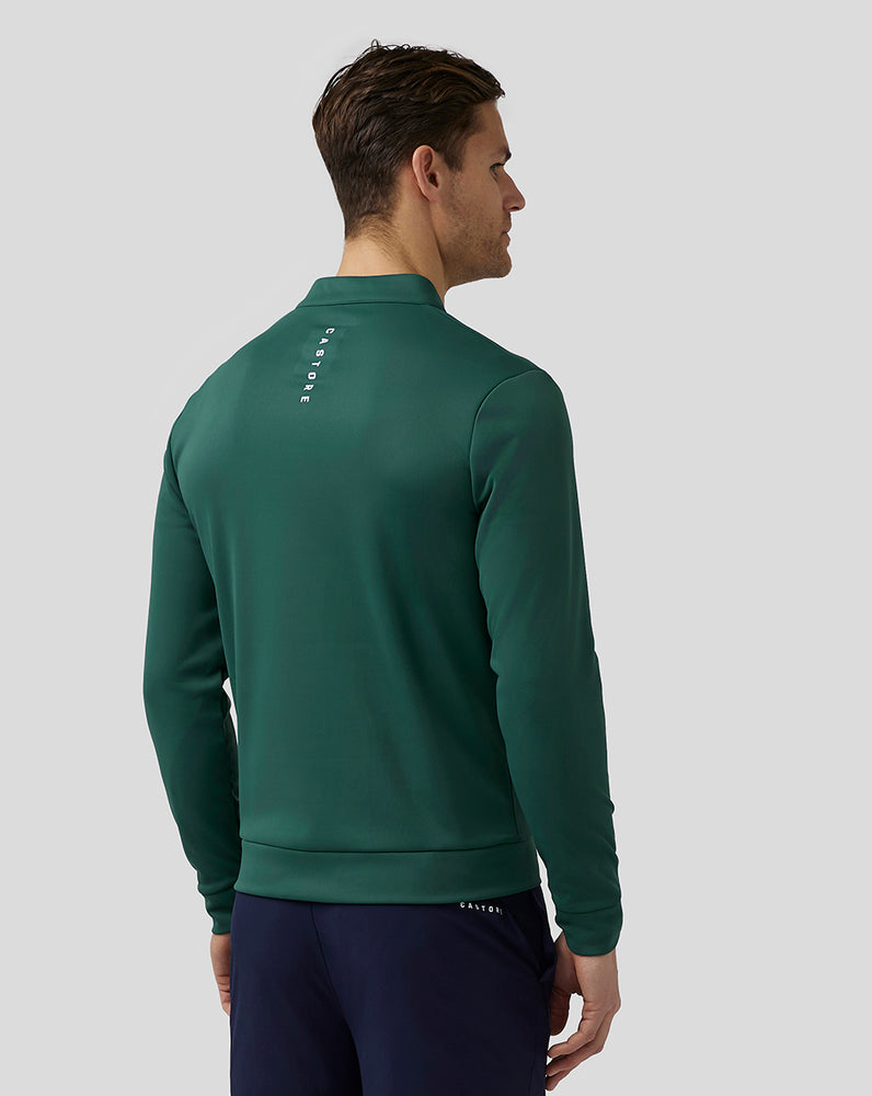 Green Castore Golf Club Classic Quarter Zip Top | 9230GACQT