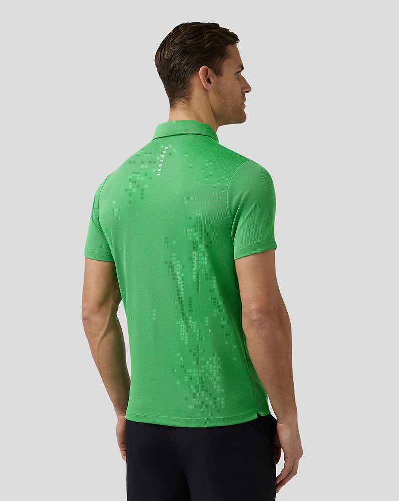 Green Castore Golf Engineered Knit Polo | 4605RMLKQ