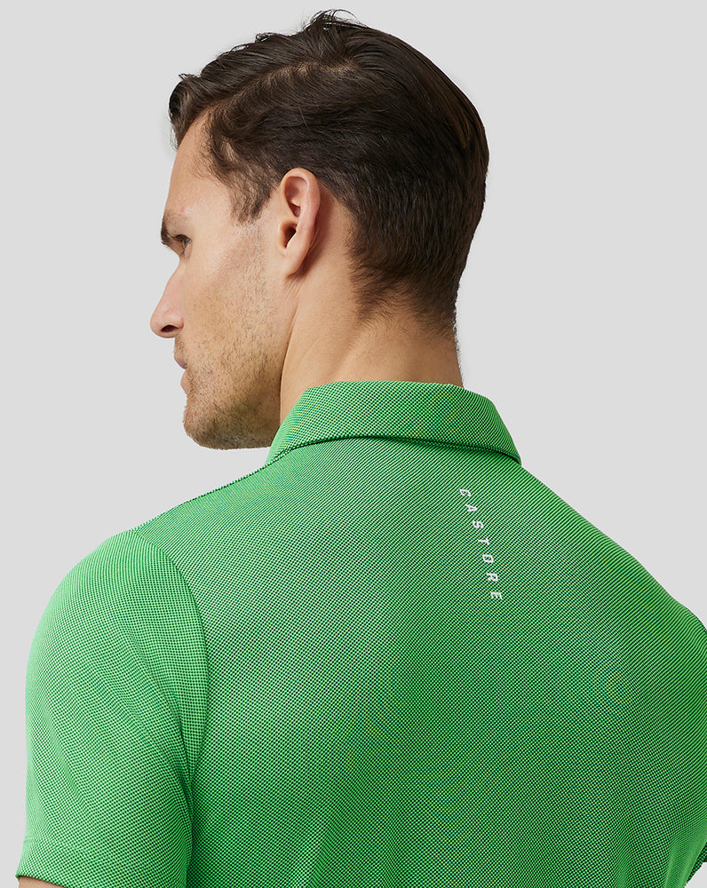 Green Castore Golf Engineered Knit Polo | 4605RMLKQ