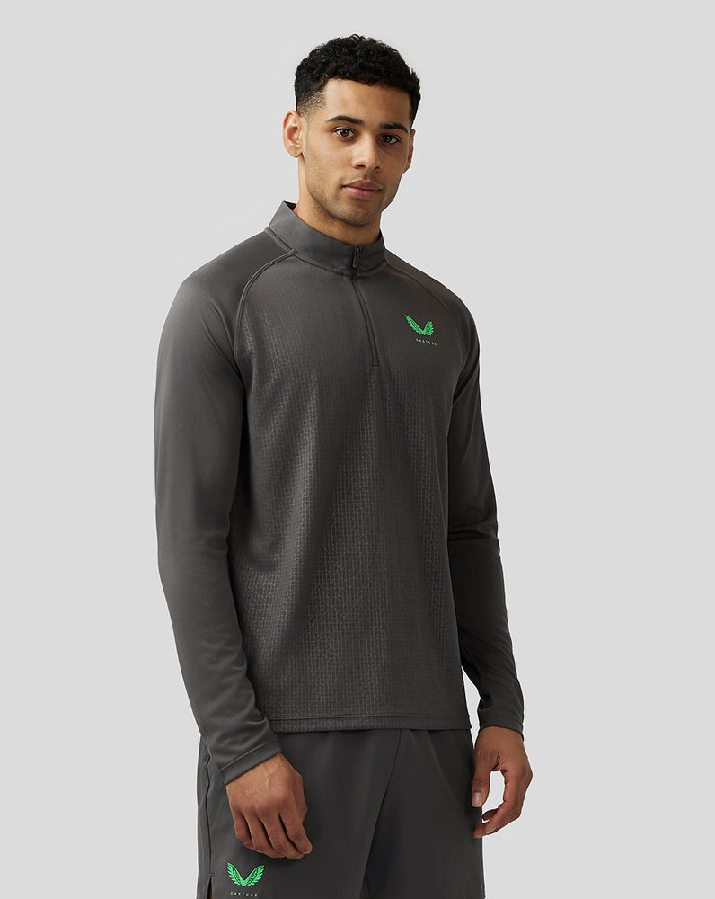 Gunmetal Castore Adapt Quarter Zip Top | 6489JQLVC