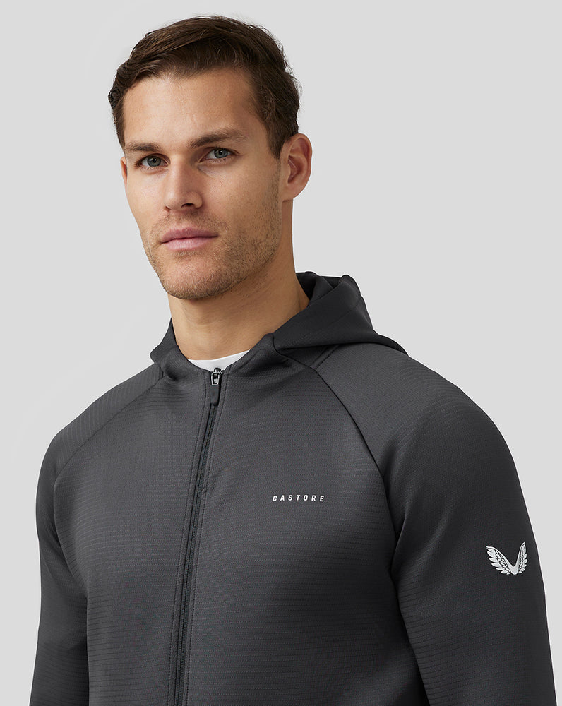 Gunmetal Castore Aeroscuba Zip-Through Hoodie | 9506RXIVQ