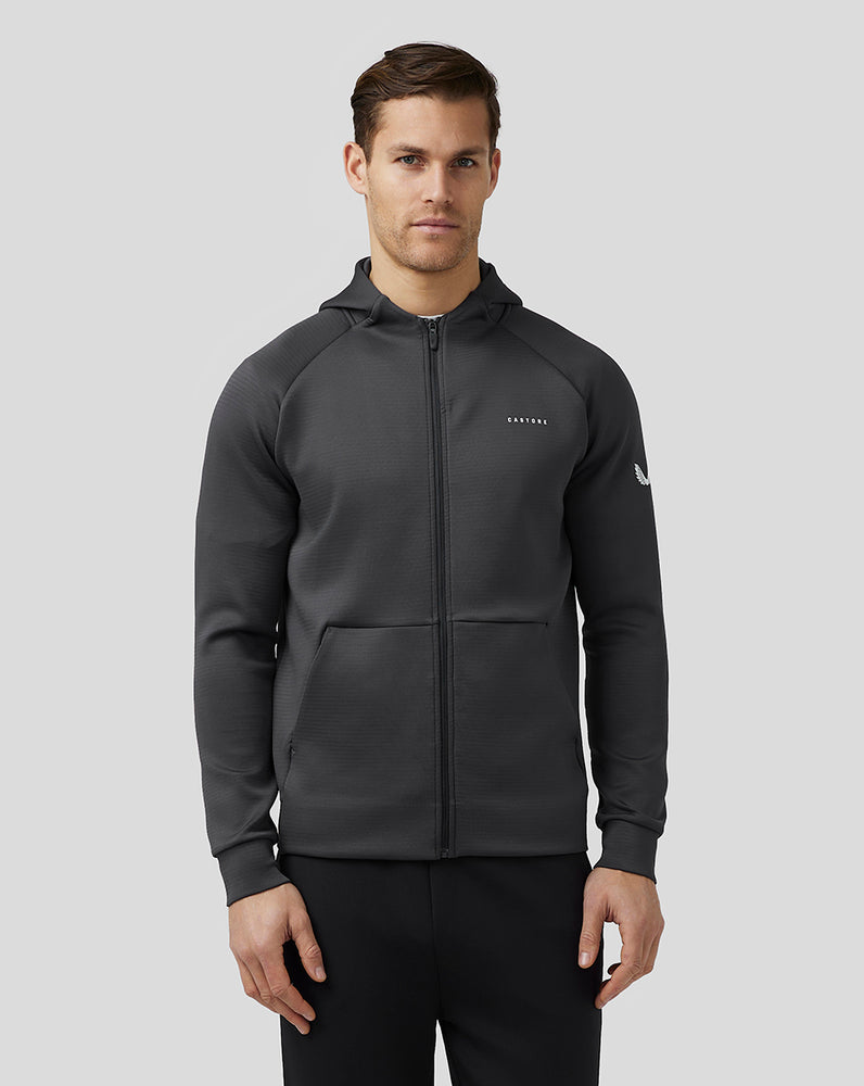 Gunmetal Castore Aeroscuba Zip-Through Hoodie | 9506RXIVQ