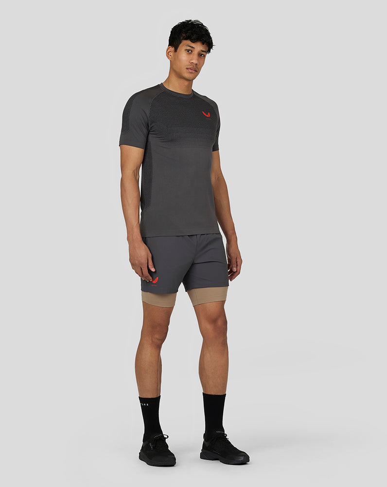 Gunmetal Castore Flow 2-in-1 Shorts | 1875KBXAW