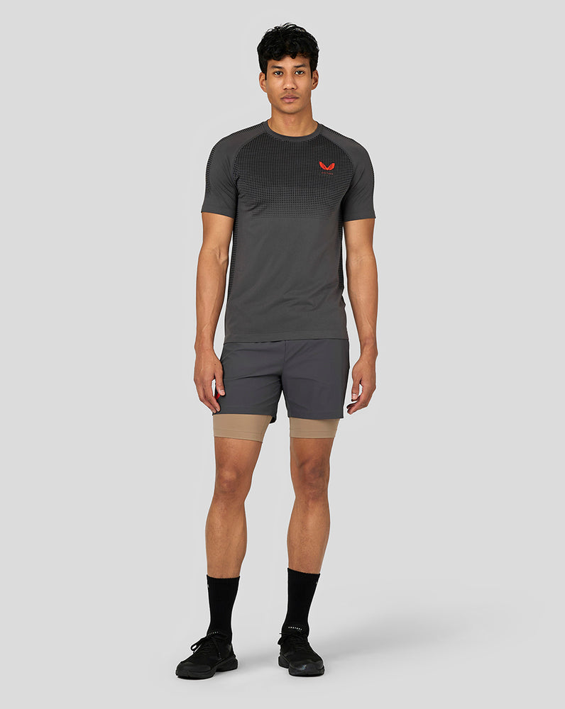 Gunmetal Castore Flow Seamless Training T-Shirt | 0186PKULJ