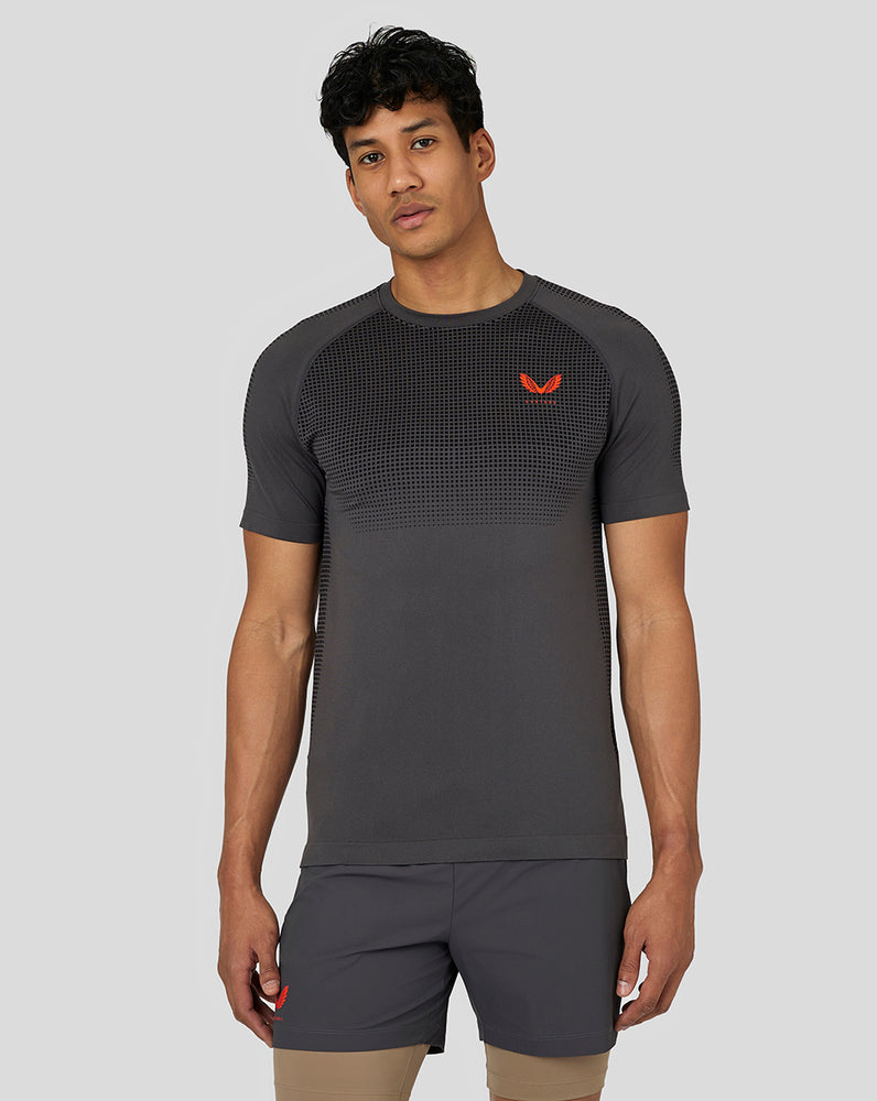 Gunmetal Castore Flow Seamless Training T-Shirt | 0186PKULJ