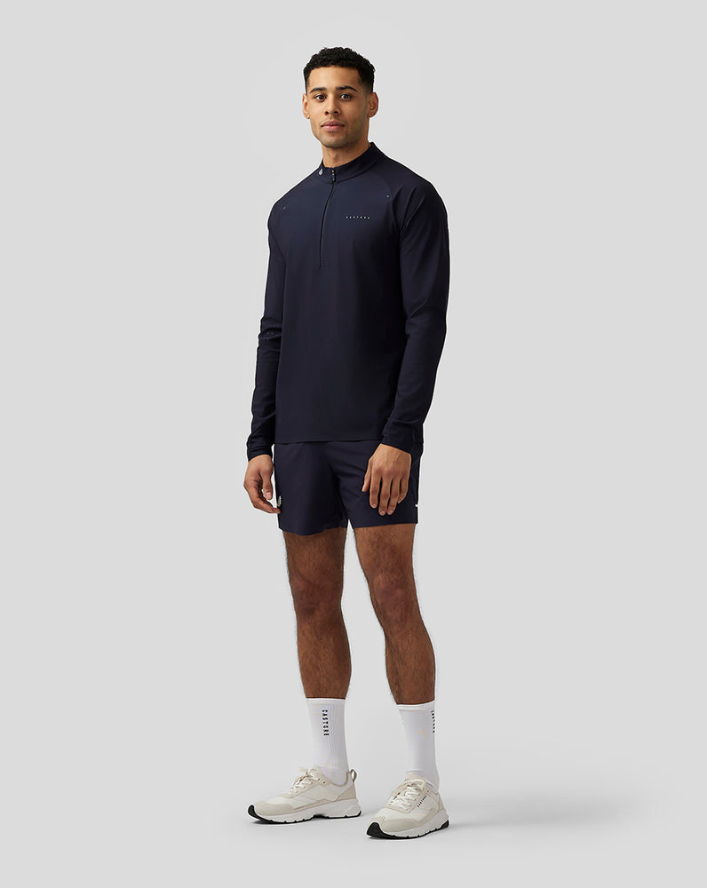 Midnight Navy Castore Zone Ventilation Quarter Zip | 5790FQCVA