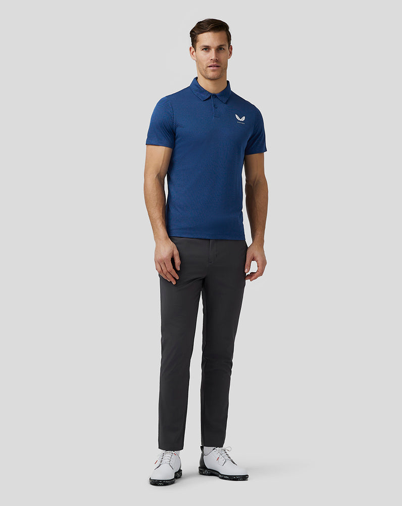 Navy Castore Golf Engineered Knit Polo | 2643DOSEC