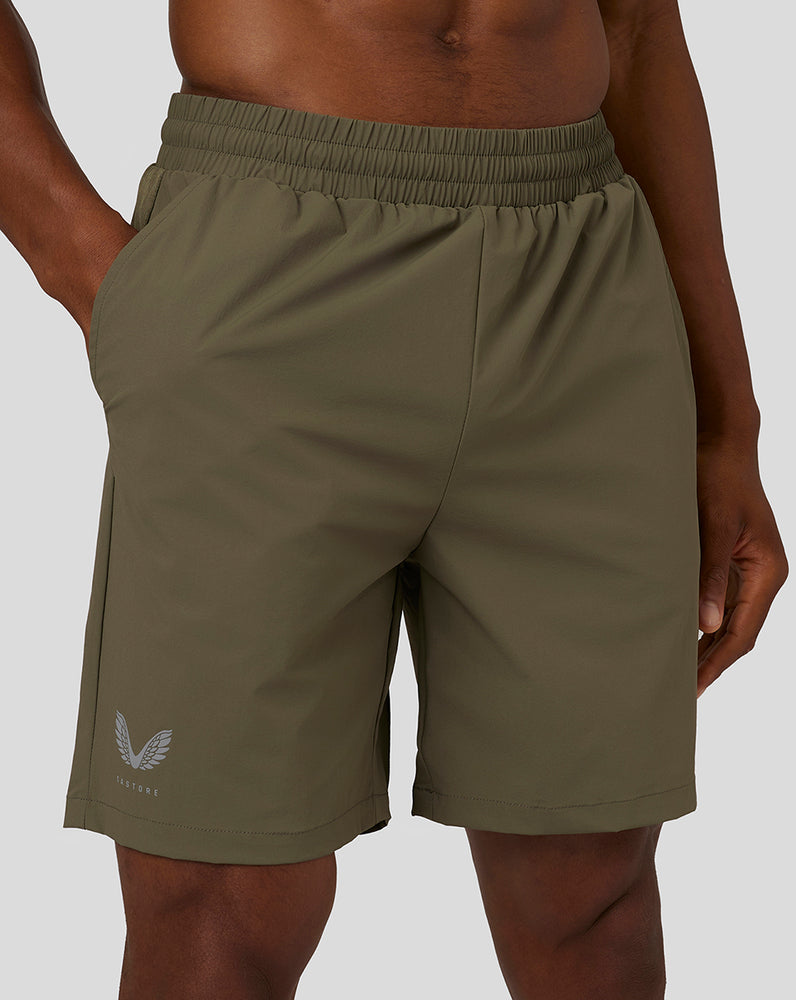 Olive Castore Flow Breathable Woven Shorts | 6732KQZEW