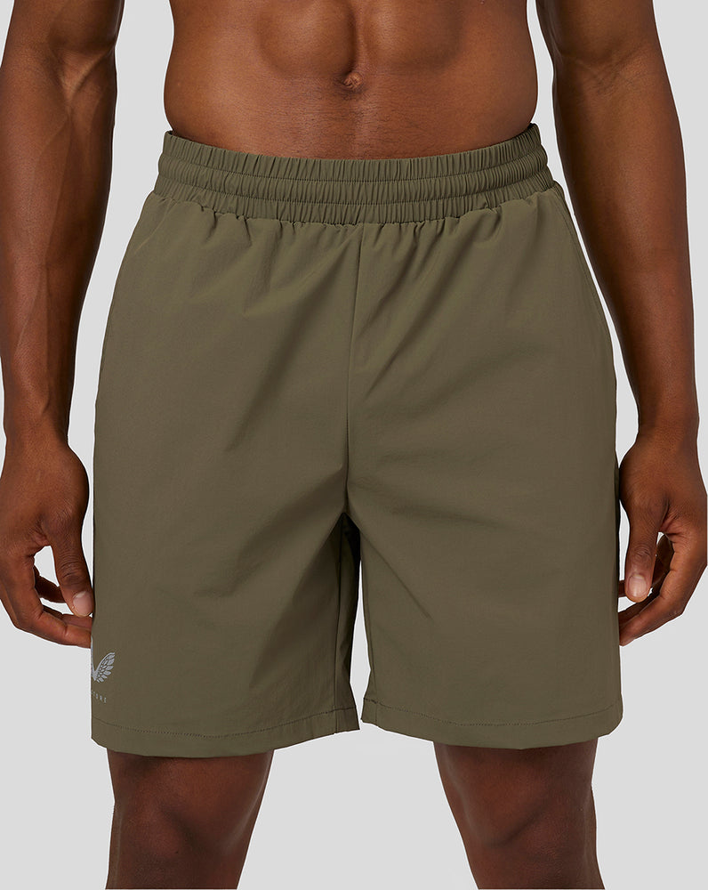 Olive Castore Flow Breathable Woven Shorts | 6732KQZEW