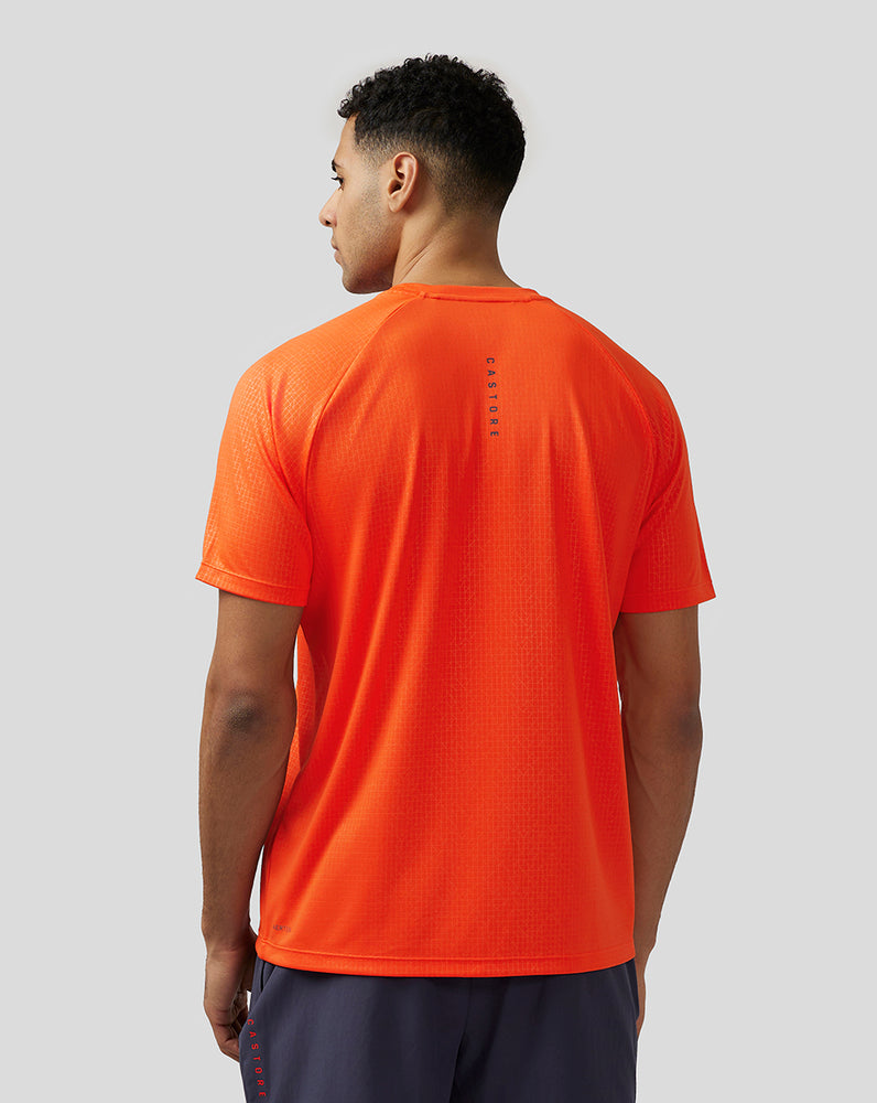 Orange Castore Adapt Short Sleeve Printed T Shirt | 1893NDOFE