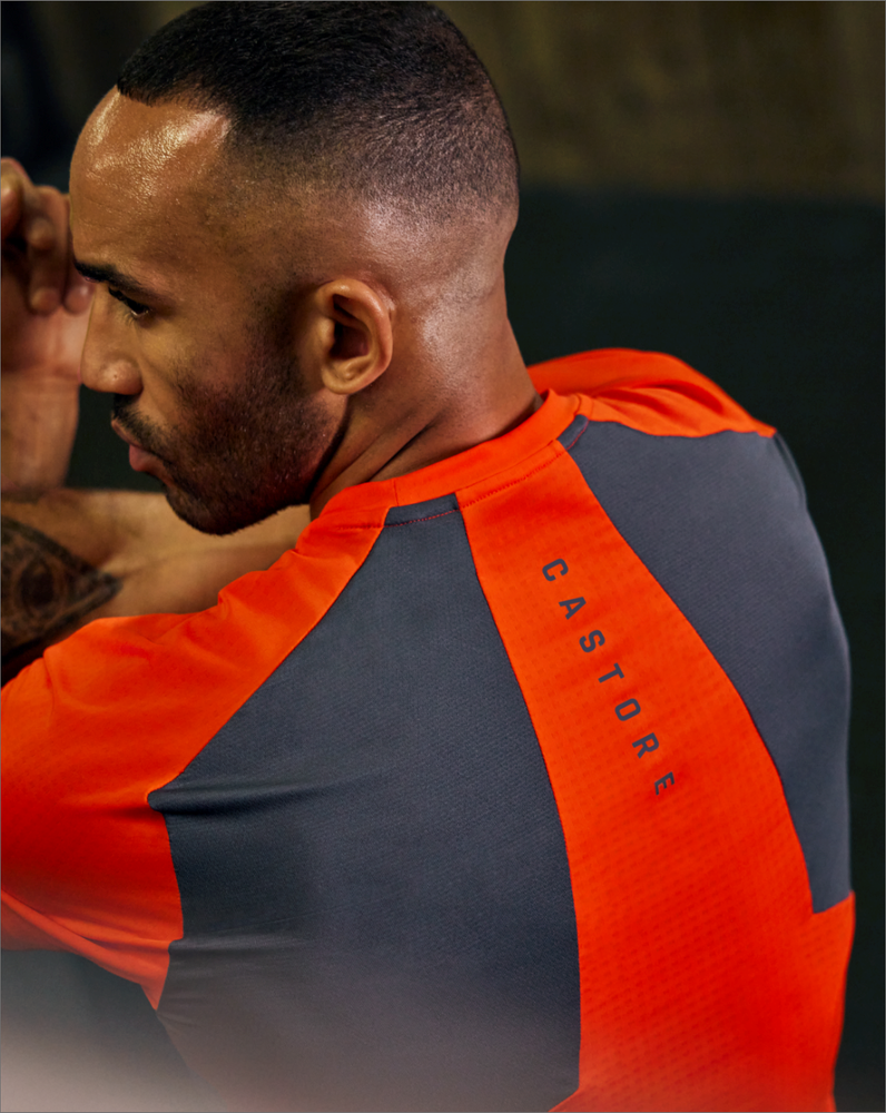 Orange Castore Apex Aeromesh T-Shirt | 4029QBWYP