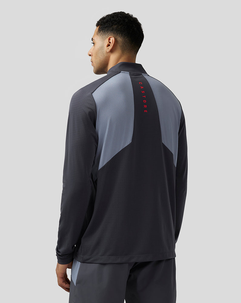 Pewter Blue Castore Apex Aeromesh Quarter Zip | 2719EVGLR