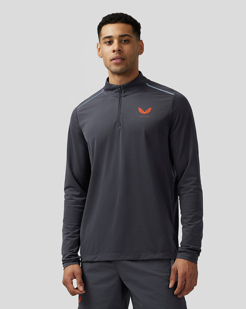 Pewter Blue Castore Apex Aeromesh Quarter Zip | 2719EVGLR