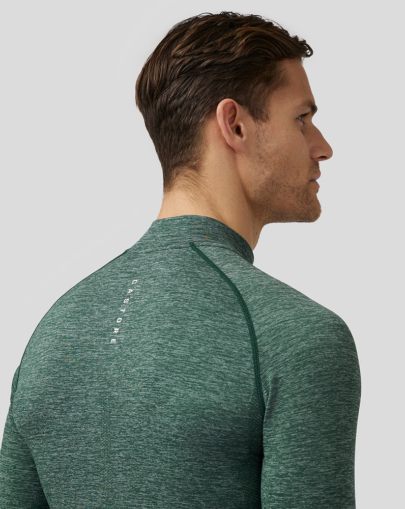 Pine Grey Castore Golf Body Mapped Seamless Quarter Zip Top | 1207GNOSI