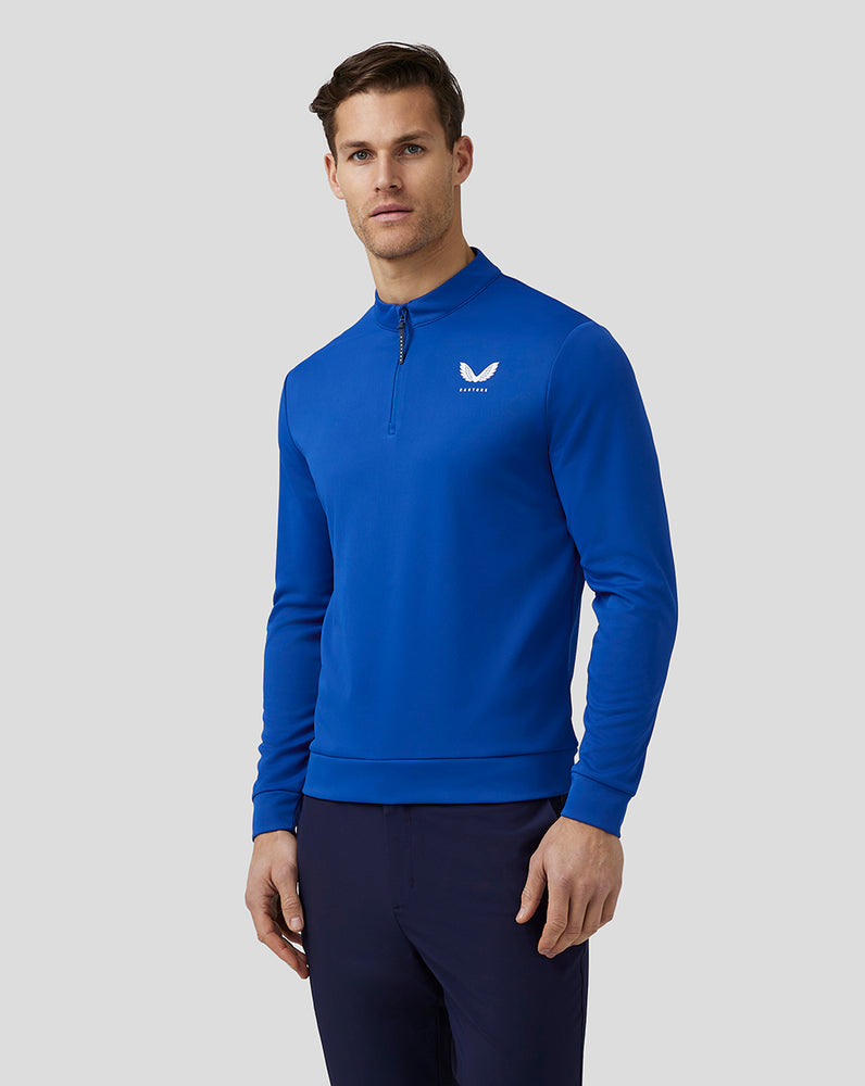 Royal Blue Castore Golf Club Classic Quarter Zip Top | 5261LPWDQ